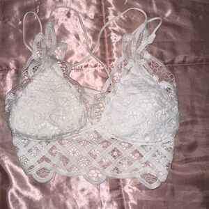 Free people inspired white bralette